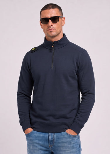 MA.Strum Pullover Training quarter zip sweatshirt - ink navy