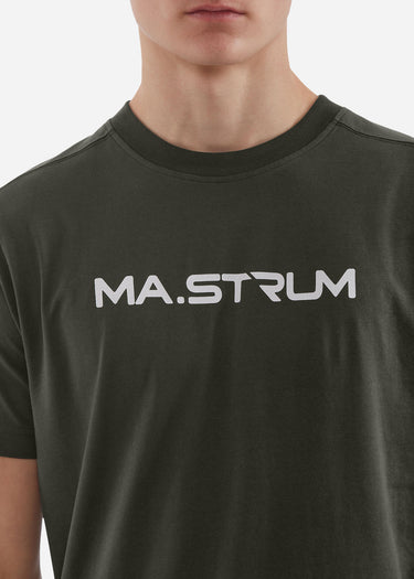 MA.Strum T-shirts Chest print tee - oil slick
