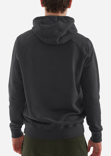 MA.Strum Hoodies Cracked logo hooded sweat - black