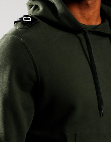 MA.Strum Hoodies Core overhead hoody - oil slick