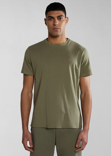 Napapijri T-shirts Salis ss sum t-shirt - green lichen