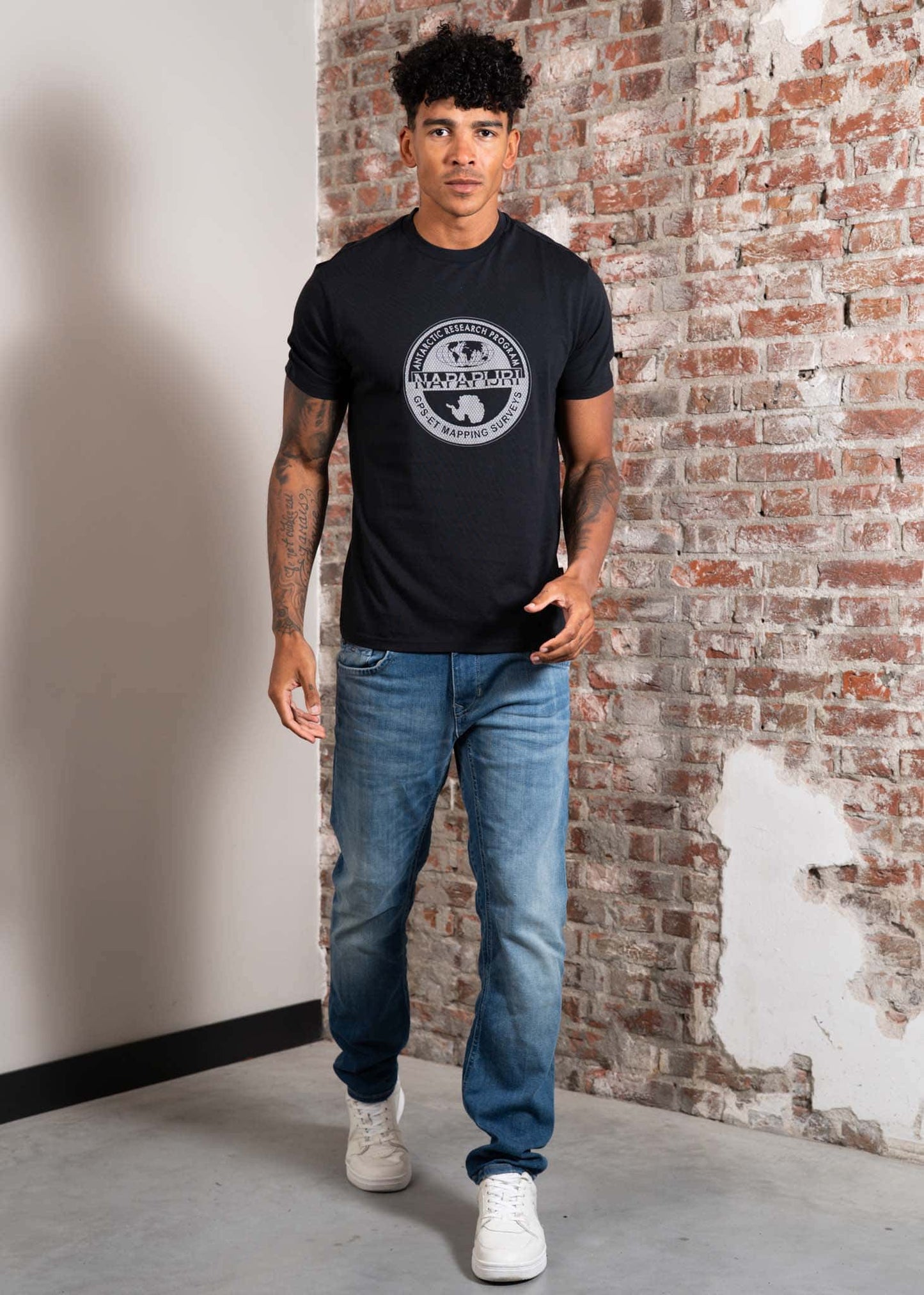 Napapijri T-shirts S bollo 2 - black