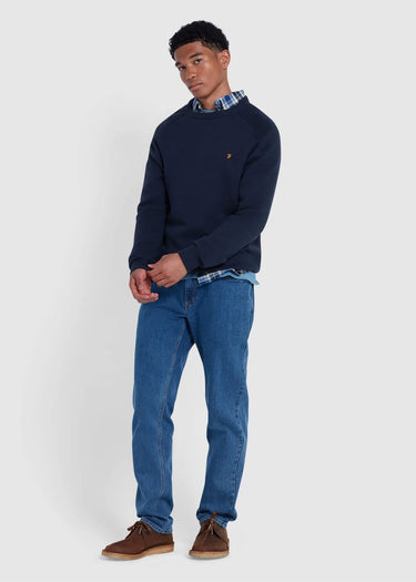 Farah Truien Sweater kingsbury crew sweat - true navy