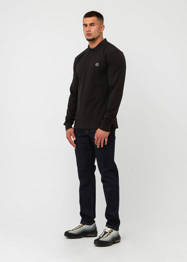 Marshall Artist Longsleeve Polo's Siren ls polo - black