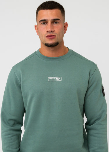 Marshall Artist Truien Siren crewneck - atlantic green
