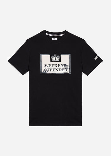 Weekend Offender T-shirts Bonpensiero - black