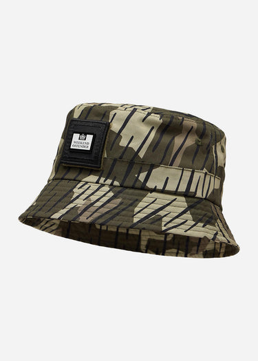 Weekend Offender Bucket Hats Choroni camo - castle green rain camo
