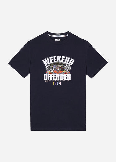 Weekend Offender T-shirts Pyramid - navy