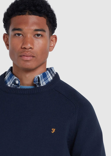Farah Truien Sweater kingsbury crew sweat - true navy