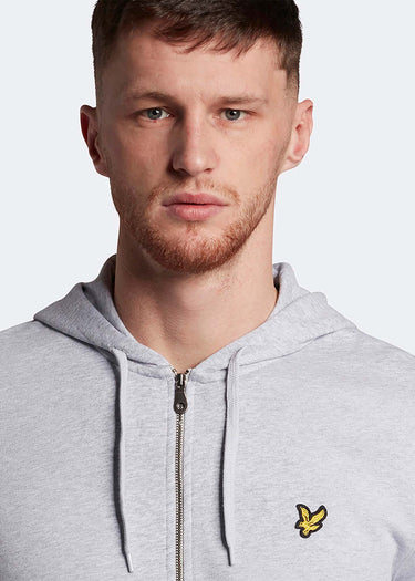 Lyle & Scott Vesten Zip through hoodie - light grey marl
