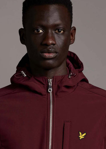 Lyle & Scott Jassen Softshell jacket - burgundy