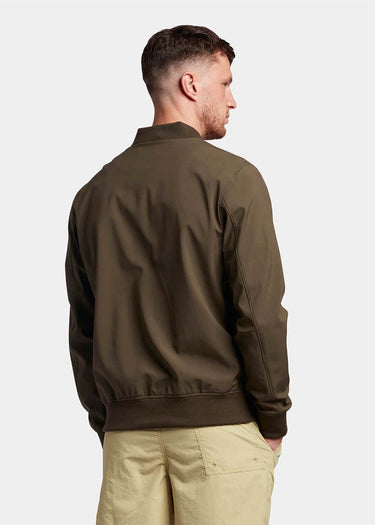 Lyle & Scott Jassen Softshell bomber jacket - olive