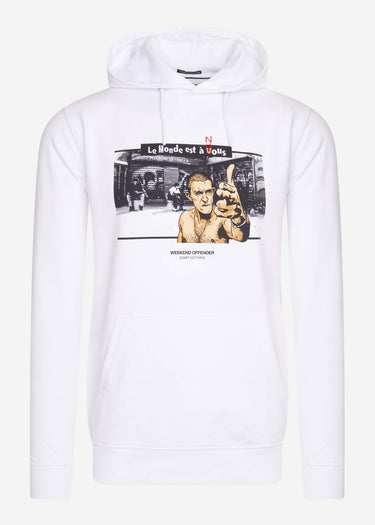Weekend Offender Hoodies La haine hoodie - white