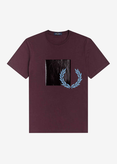 Fred Perry T-shirts Tonal graphic t-shirt - mahogany
