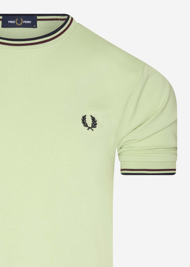 Fred Perry T-shirts Twin tipped t-shirt - willow