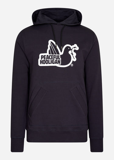 Peaceful Hooligan Hoodies Outline hoodie - navy