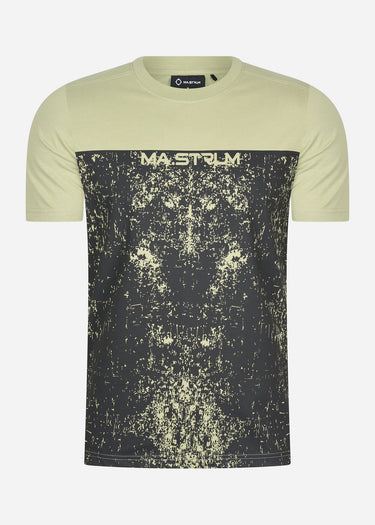 MA.Strum T-shirts Half body print tee - tea