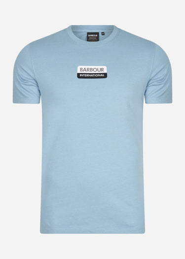 Barbour International T-shirts Bennet tee - powder blue