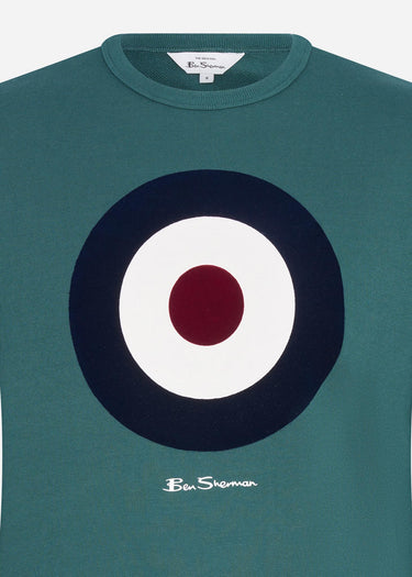 Ben Sherman Truien Signature target sweat - ocean green