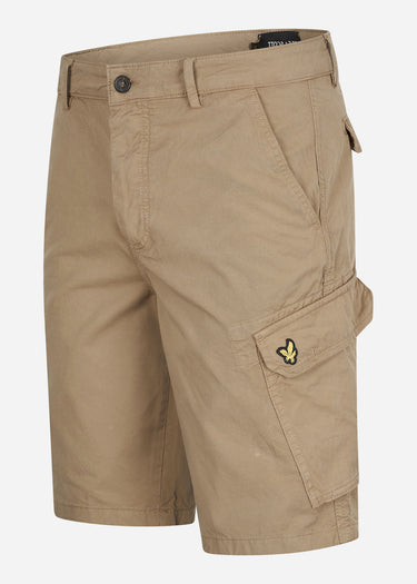 Lyle & Scott Korte Broeken Wembley cargo short - biscuit