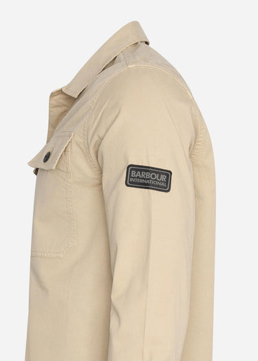 Barbour International Overshirts Adey overshirt - oyster