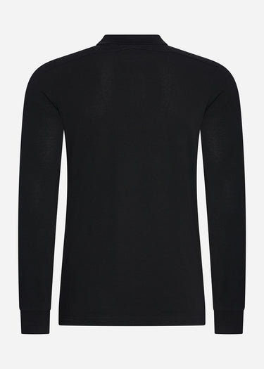 MA.Strum Longsleeve Polo's LS pique polo - jet black
