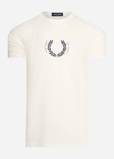 Fred Perry T-shirts Laurel wreath t-shirt - snow white