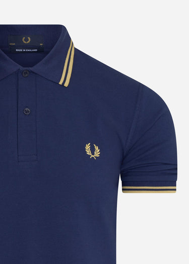 Fred Perry Polo's Twin tipped fred perry shirt - french navy