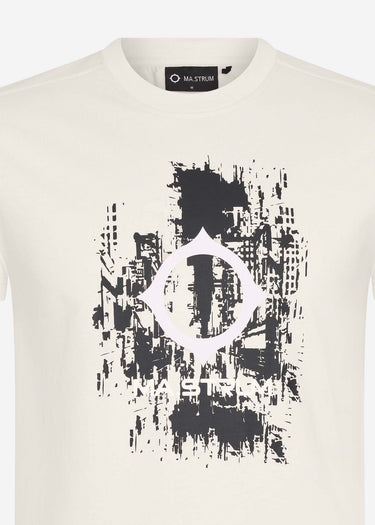 MA.Strum T-shirts CC logo print ss tee - aluminium