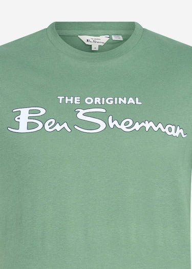 Ben Sherman T-shirts Signature logo tee - grass green