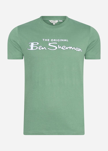 Ben Sherman T-shirts Signature logo tee - grass green