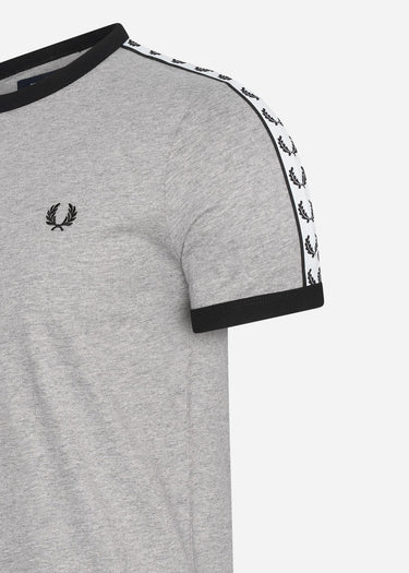 Fred Perry T-shirts Taped ringer t-shirt - steel marl