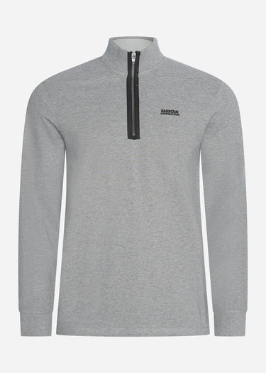 Barbour International Truien Beaker half zip - anthracite marl