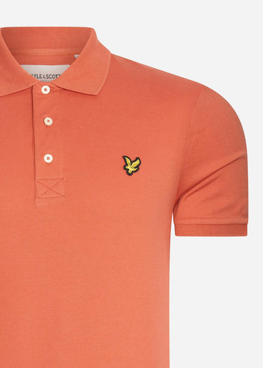 Lyle & Scott Polo's Plain polo shirt - victory orange