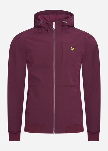 Lyle & Scott Jassen Softshell jacket - burgundy