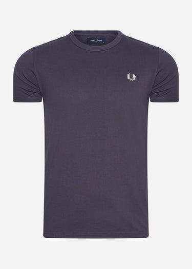 Fred Perry T-shirts Taped ringer t-shirt - dark graphite