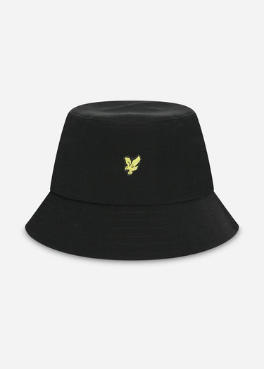 Lyle & Scott Bucket Hats Seersucker bucket hat - jet black