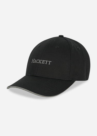 Hackett London Petten Essential baseball cap - black grey
