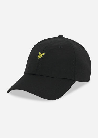 Lyle & Scott Petten Seersucker baseball cap - jet black