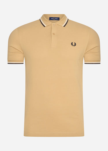 Fred Perry Polo's Twin tipped fred perry shirt - desert