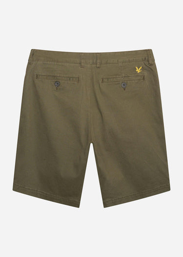 Lyle & Scott Korte Broeken Chino short - olive