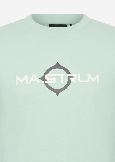 MA.Strum Longsleeve Tees LS logo print tee - mist green