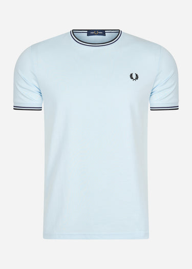 Fred Perry T-shirts Twin tipped t-shirt - light ice