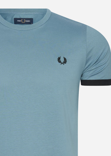 Fred Perry T-shirts Ringer t-shirt - ash blue