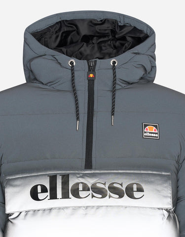 Ellesse Jassen Pilazzo oh jacket - black silver reflective