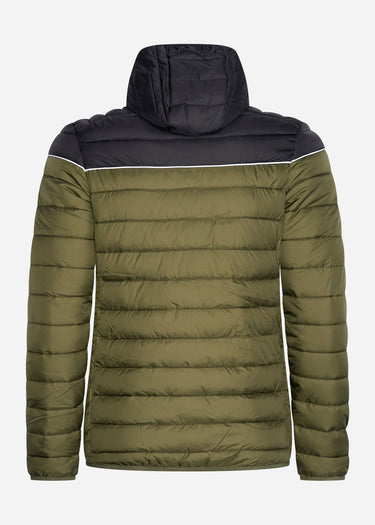 Ellesse Jassen Lombardy 2 padded jacket - black khaki