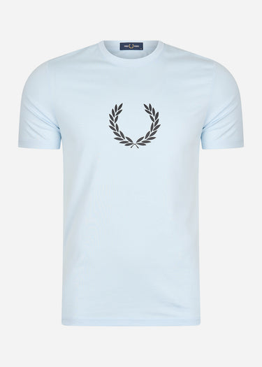 Fred Perry T-shirts Laurel wreath graphic t-shirt - light ice