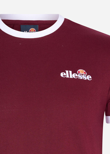 Ellesse T-shirts Meduno tee - burgundy