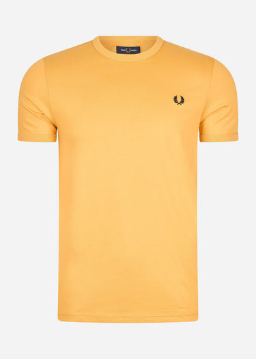 Fred Perry T-shirts Ringer t-shirt - golden hour