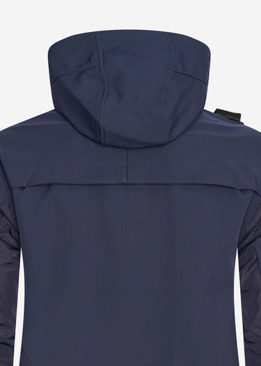 MA.Strum Jassen Softshell hooded jacket - ink navy